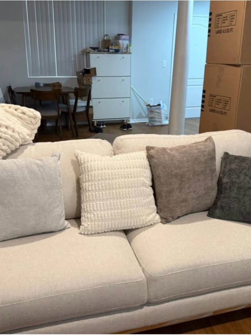Neutral Cream Decorative Throw Pillow Set - Home Accents